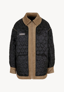 BAIONA brown reversible quilted jacket