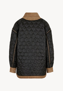 BAIONA brown reversible quilted jacket