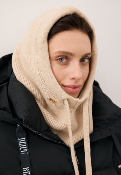 Beige balaclava hat BALA