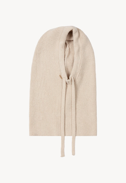 Beige balaclava hat BALA