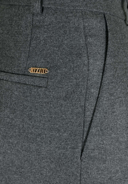 Graphite wide-leg trousers BANOS GRAŻYNA