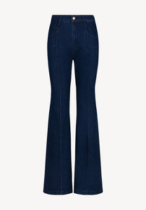 Navy flared jeans BELINNA
