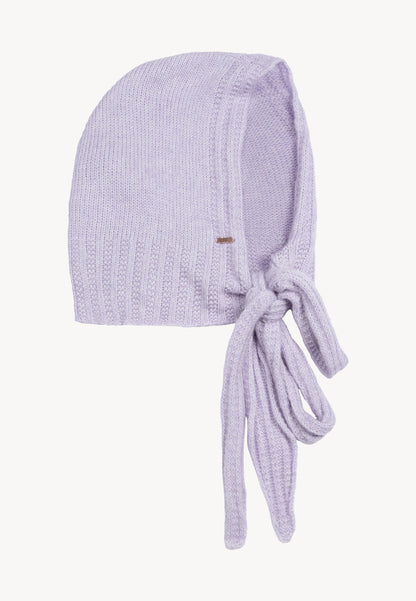 Purple merino wool balaclava BIFFI