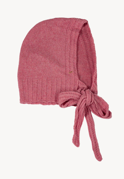Pink merino wool balaclava BIFFI