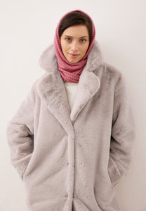 Pink merino wool balaclava BIFFI