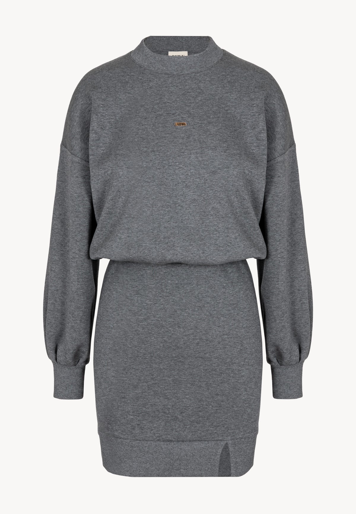 CAGLIARI knit mini dress with fitted bottom and relaxed top.
