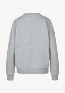 Grey COLLY sweatshirt with a logo label.