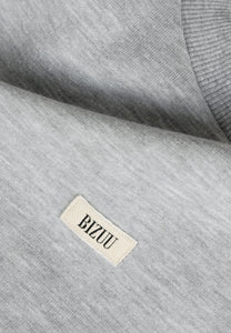 Grey COLLY sweatshirt with a logo label.