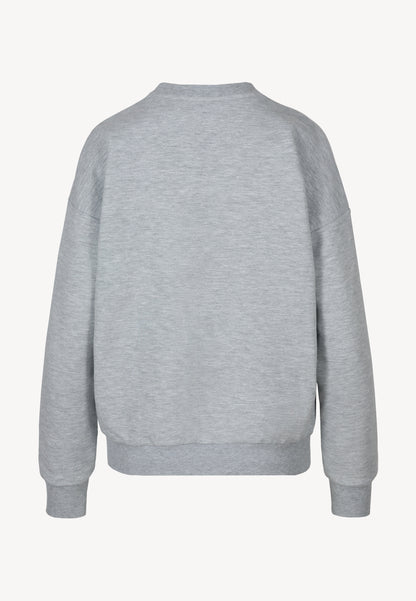 Grey COLLY sweatshirt with a logo label.