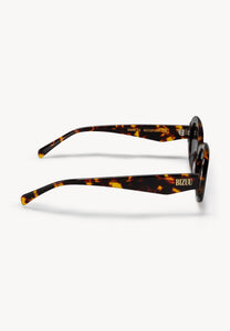 ENNA round frame sunglasses brown