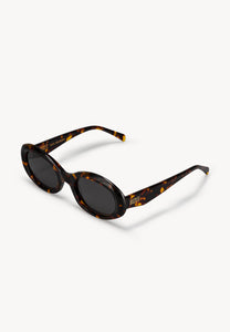 ENNA round frame sunglasses brown