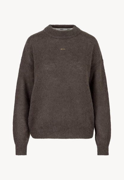 FAROA brown wool sweater
