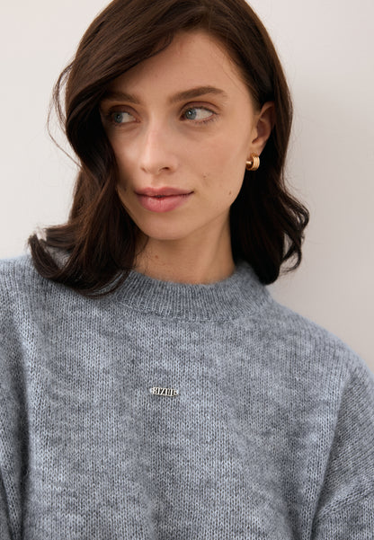 FAROA grey wool sweater