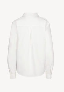 White shirt with decorative flowers FLOWYA