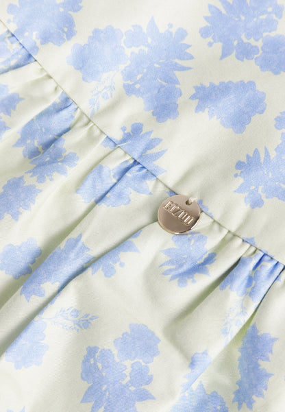Cream cotton GIRONA shorts in an original print