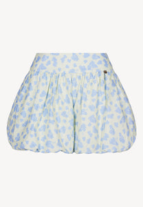 Cream cotton GIRONA shorts in an original print
