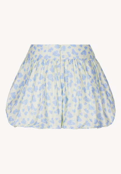 Cream cotton GIRONA shorts in an original print