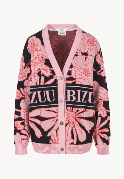 Black cardigan with original print HYLES