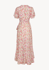 Envelope dress with decorative frill ISLAY multicolor