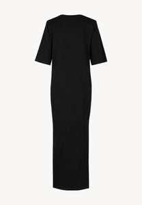 Black JULISSA maxi knit dress