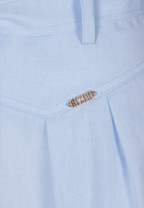 Light blue KANDYS high-waisted wide-leg shorts