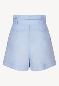 Light blue KANDYS high-waisted wide-leg shorts
