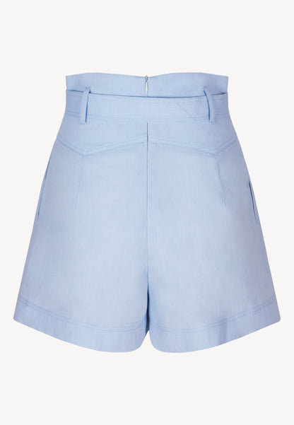 Light blue KANDYS high-waisted wide-leg shorts