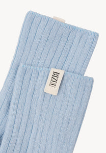 Blue wool-blend socks LANA