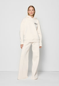 PETRA cream wide-leg sweatpants