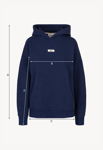 Navy oversized hoodie LINDI