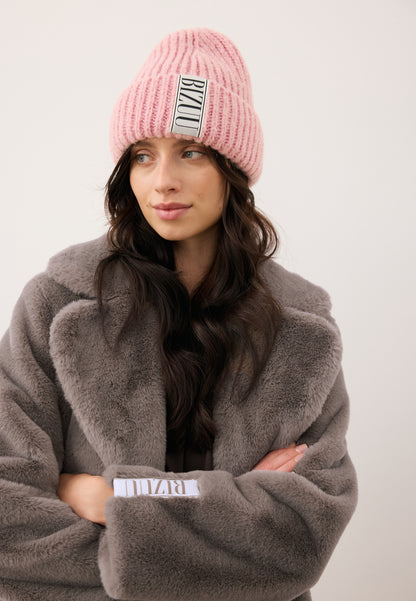 Wool blend hat LORRO pink