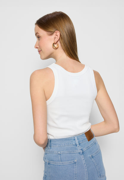 Cream top with bizuu LOVIE embroidery