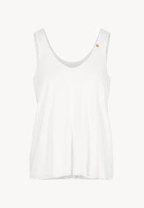 Cream LULY top with a relaxed fit