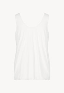 Cream LULY top with a relaxed fit
