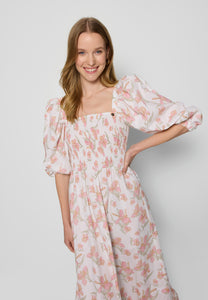 Midi dress in floral print LUMIA multicolor
