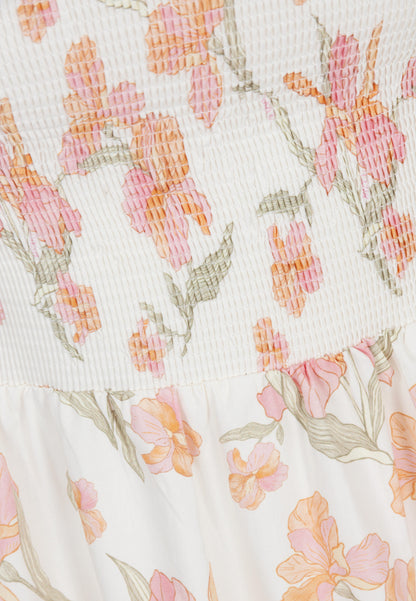 Midi dress in floral print LUMIA multicolor