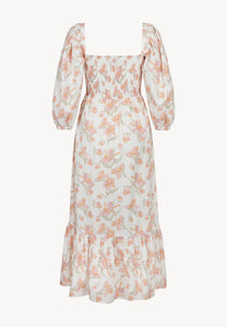 Midi dress in floral print LUMIA multicolor