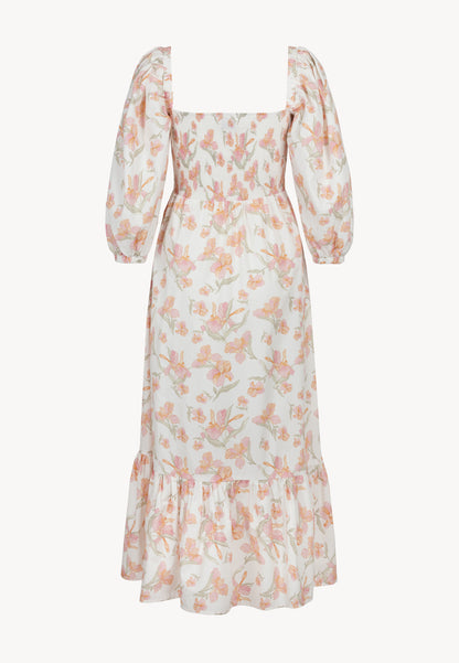 Midi dress in floral print LUMIA multicolor