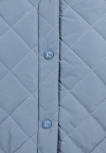 Light blue MARIN oversized quilted women’s jacket