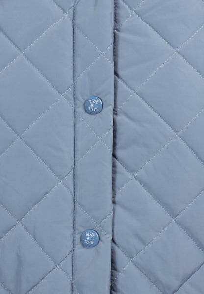 Light blue MARIN oversized quilted women’s jacket