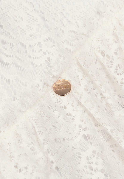 Cream lace blouse MARLY