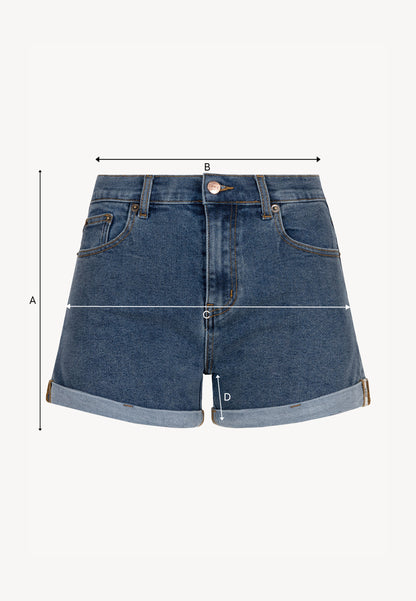 MENORCA blue denim shorts