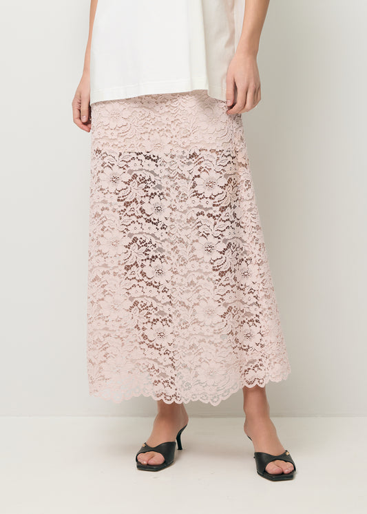 Pink lace skirt MILKY