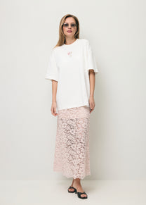 Pink lace skirt MILKY