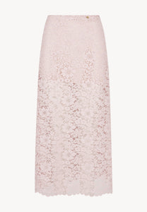 Pink lace skirt MILKY