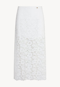 White lace skirt MILKY