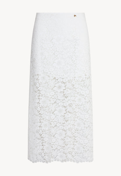 White lace skirt MILKY
