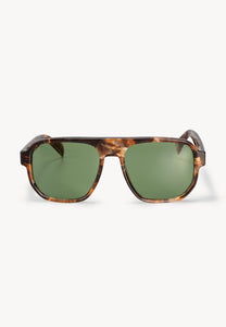 Eyeglasses with green lenses MISTRETTA brown