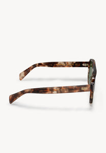 Eyeglasses with green lenses MISTRETTA brown