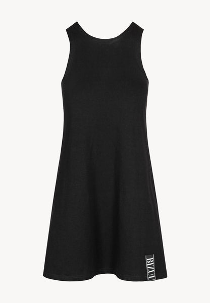 Black dress with a loose fit MOLINNE